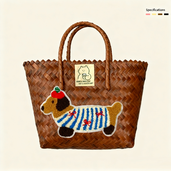Dachshund Print Carryall