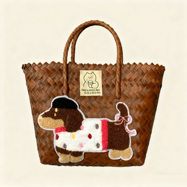 Dachshund Print Carryall