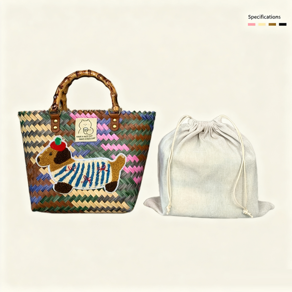 Dachshund Print Carryall