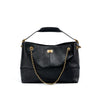 Crossbody leather tote bag