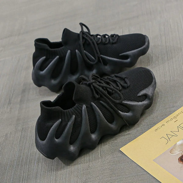 Mesh Lace-Up Sneakers