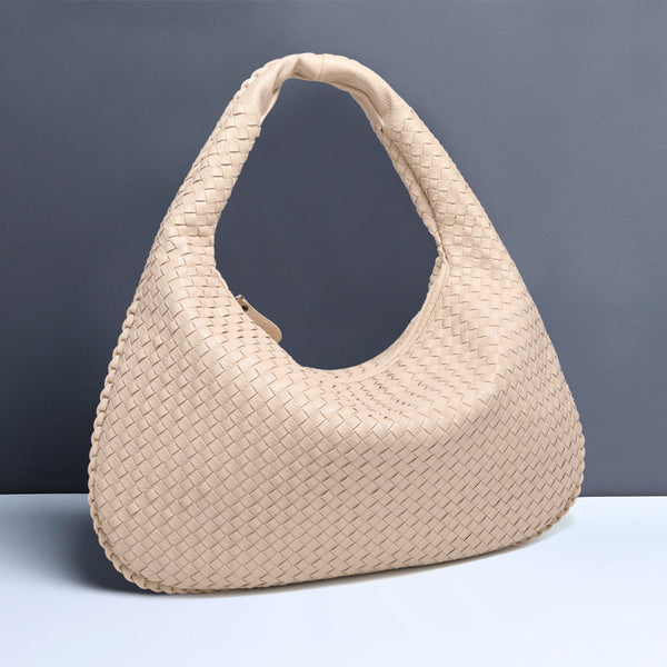 Crescent shaped women's bag