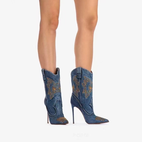 Cowgirl chic statement heels
