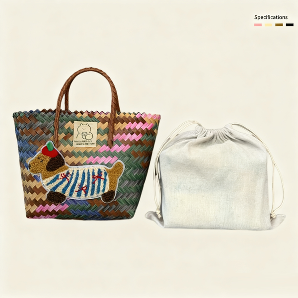 Dachshund Print Carryall