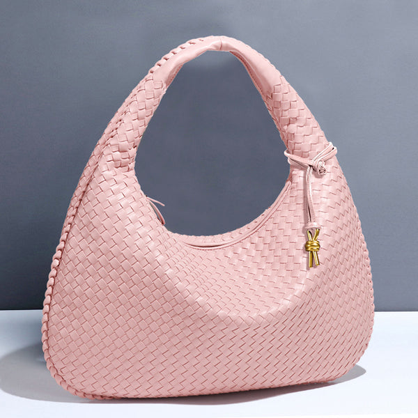 Crescent shaped women's bag