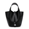 Luxury Leather Bucket Bag