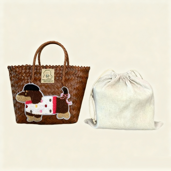 Dachshund Print Carryall