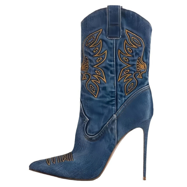 Cowgirl chic statement heels