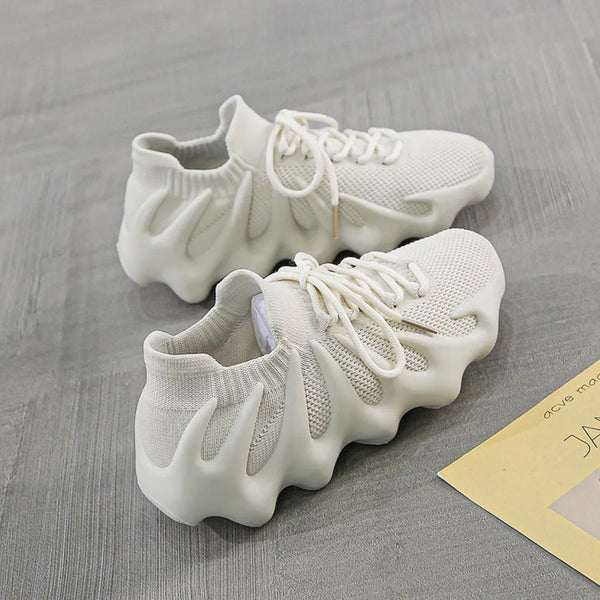 Mesh Lace-Up Sneakers