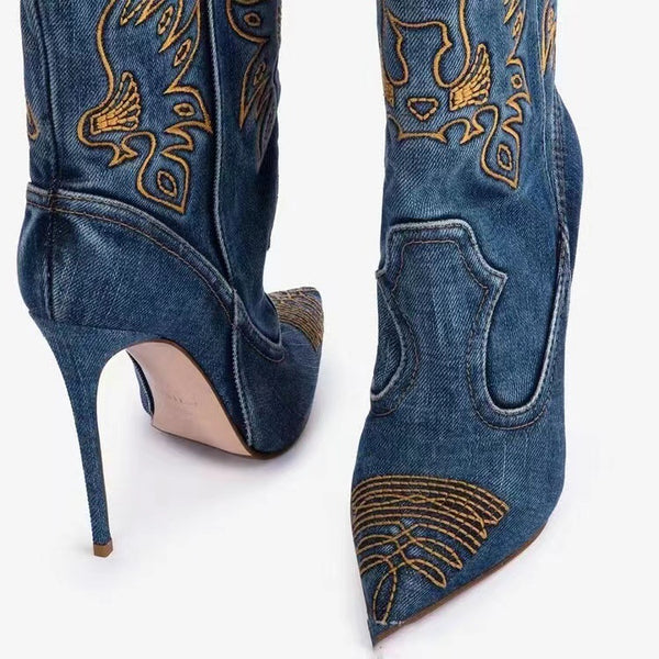 Cowgirl chic statement heels