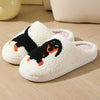 Cute cartoon puppy cotton slippers