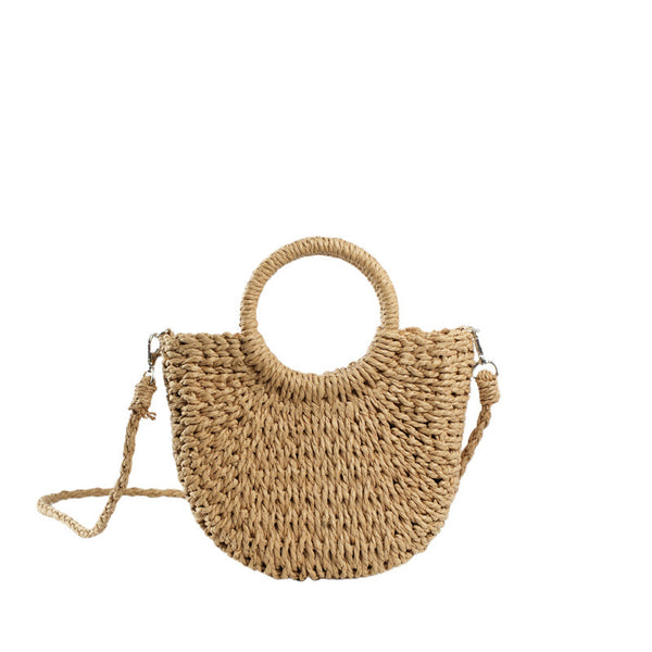 Woven Grass Beach Tote